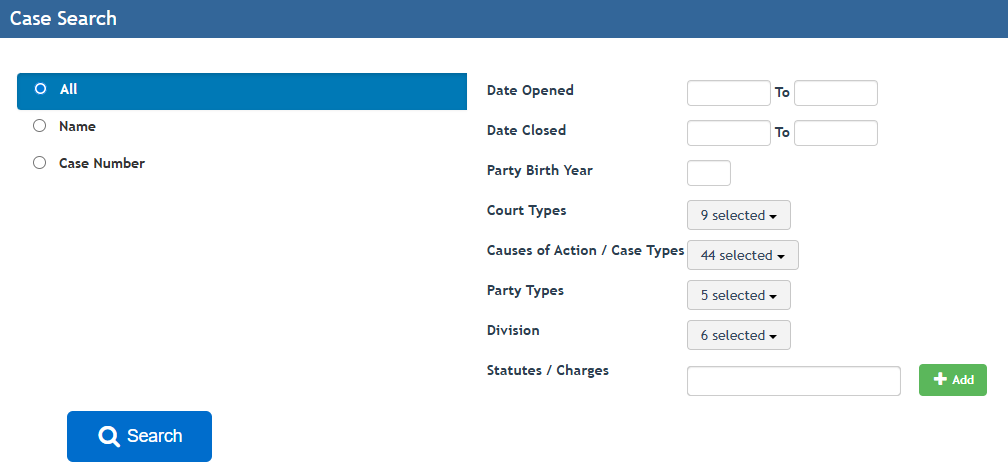 Search Warren County Common Pleas Court Cases